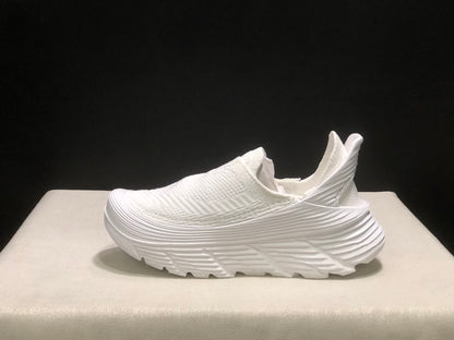 Hoka One One Restore TC Elastic Comfortable Low-top Running Shoes Sneakers White