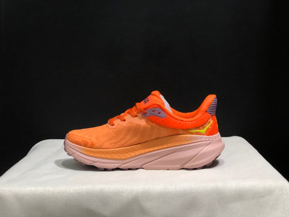 Hoka One One Challenger 7 Shock-absorbing Breathable Running Shoes Sneakers Orange