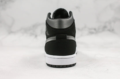 Nike Air Jordan 1 Mid Shadow Particle Grey Black Sneakers