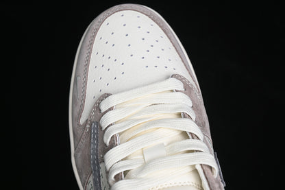 Travis Scott Fragment Design Nike Air Jordan 1 Low OG SP Grey White Light Brown Sneakers