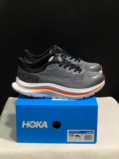 Hoka One One Kawana Cushioning Comfortable Gym Running Shoes Sneakers Gray