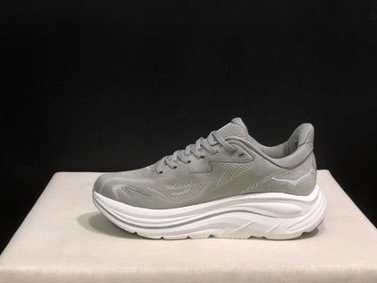 Hoka One One Clifton 10 Fashion Shoes Sneakers Gray