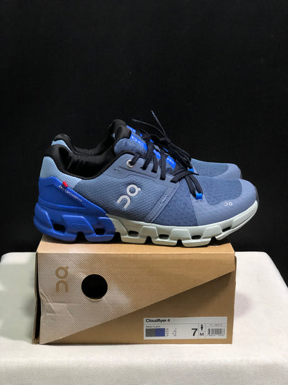 On Running Cloudflow 4 Shock-Absorbing And Wear-Resistant Running Shoes Metal/Lapis