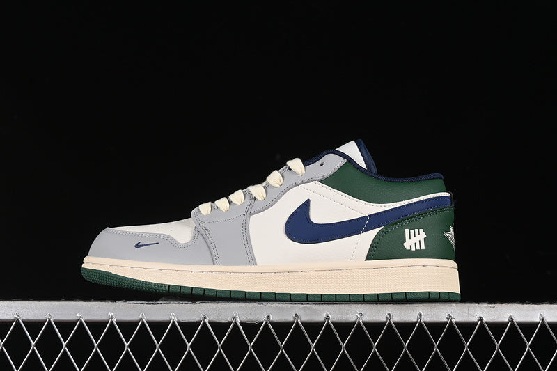Nike Air Jordan 1 Low UN Green Sole White Grey Blue Multicolour Sneakers