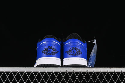 Nike Air Jordan 1 Low Black Game White Royal Sneakers