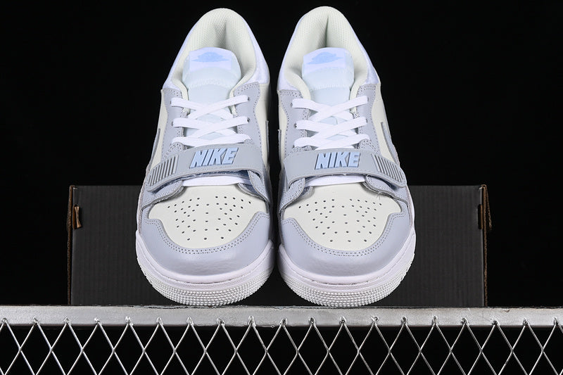 Nike Air Jordan Legacy 312 Low White Grey Cream Blue Sneakers