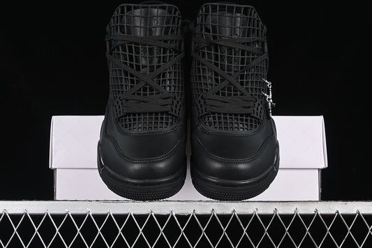 Nike Air Jordan 4 Retro Net Black Sneakers