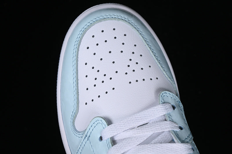 Nike Air Jordan 1 Low Super Violet Glacier Blue White Sneakers