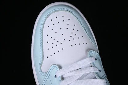 Nike Air Jordan 1 Low Super Violet Glacier Blue White Sneakers