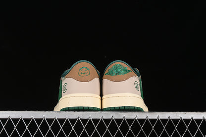 Nike Air Jordan 1 Low Travis Scott Fragment Design Grey Brown Green Multicolour Sneakers