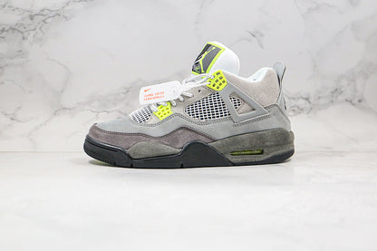 Nike Air Jordan 4 Retro SE Mid Neon Green Black Shoes