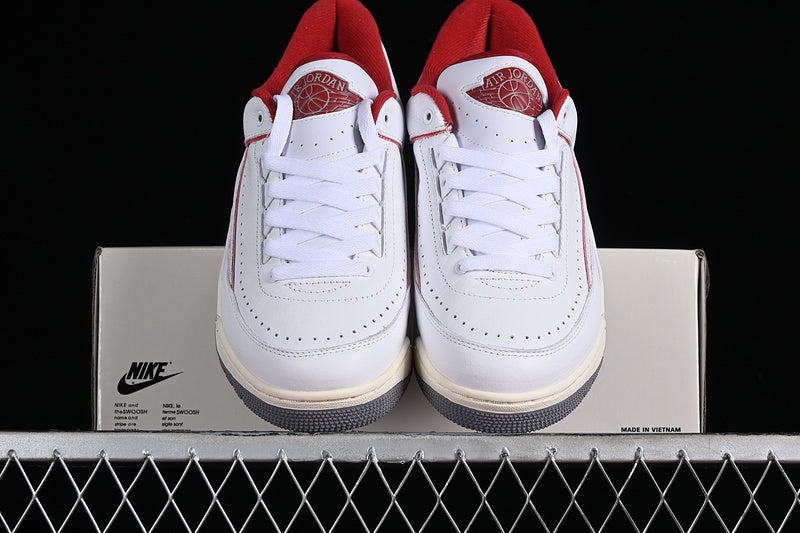 Nike Air Jordan 2/3 Retro Cement Grey Varsity Red White Sneakers