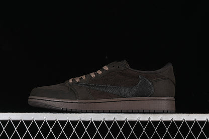 Nike Air Jordan 1 Low OG Travis Scott Dark Mocha Brown Sneakers