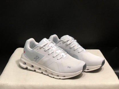 On Running Cloudrunner Anti-Slip Sports Running Shoes White/Frost