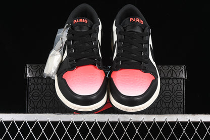 Nike Air Jordan 1 Retro Low OG PSG Sail Off Noir Infrared 23 Pink Oxford White Sneakers