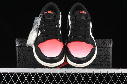 Nike Air Jordan 1 Retro Low OG PSG Sail Off Noir Infrared 23 Pink Oxford White Sneakers