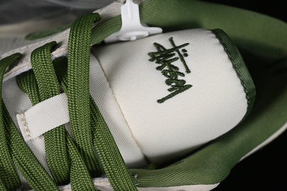 Nike Air Jordan 1 Low Off-White Green Sole Coconut Milk White Sneakers