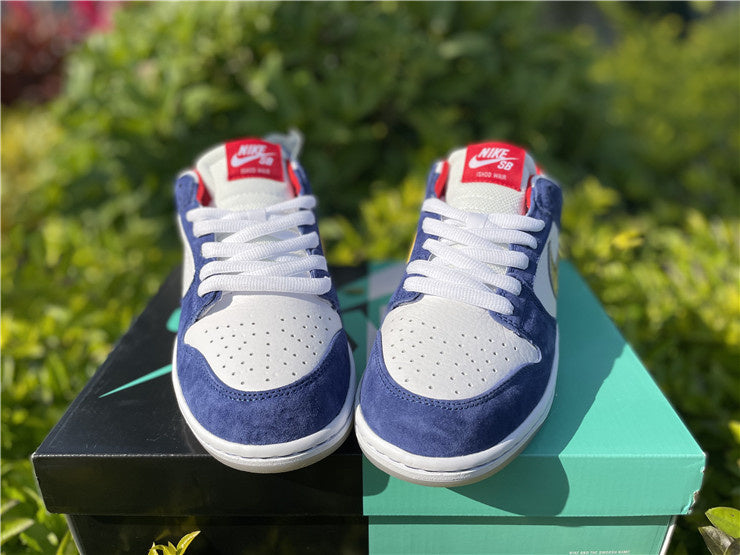 Nike SB Dunk Low Pro Ishod Wair QS BMW 2016 Blue Gold White Sneakers