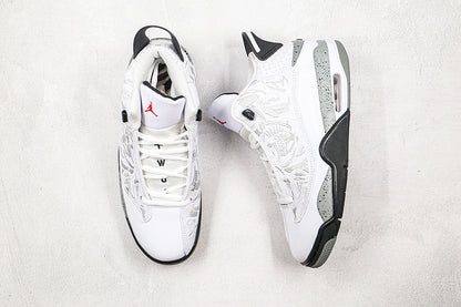 Nike Air Jordan Retro Dub Zero White Cement Sneakers