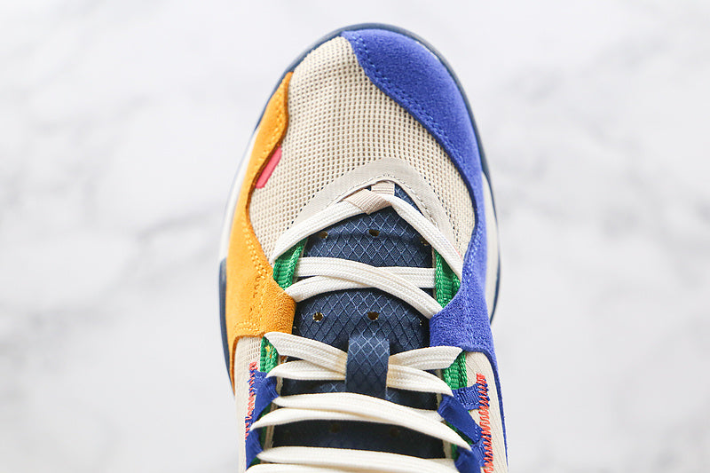 Nike Air Jordan Delta Low Beige Blue Multicolour Sneakers