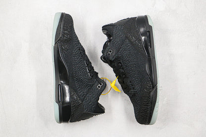 Nike Air Jordan 3 Retro Flyknit Black Gray Sneakers