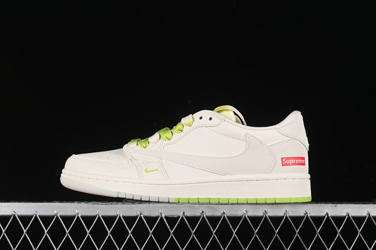 Nike Air Jordan 1 Low Travis Scott Fragment Design Supreme OG SP Off White Green Sneakers