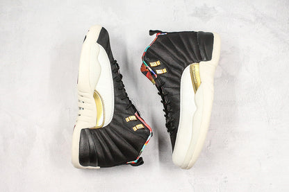 Nike Air Jordan 12 Retro Chinese New Year 2019 White Black Sneakers