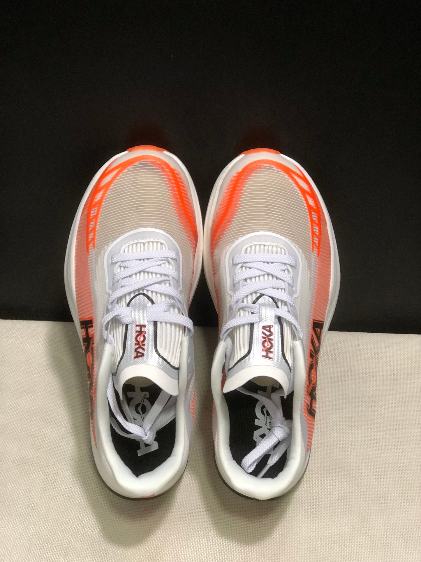 Hoka One One Cielo X1 2.0 Low-top Running Shoes Sneakers White/Orange