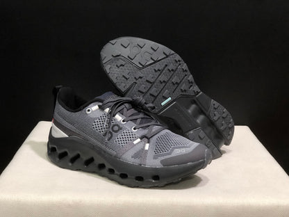 On Running Cloudsurfer Trail Waterproof Comfortable And Breathable Running Shoes Eclipse/Black