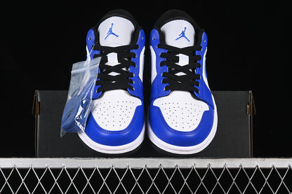 Nike Air Jordan 1 Low Black Game White Royal Sneakers