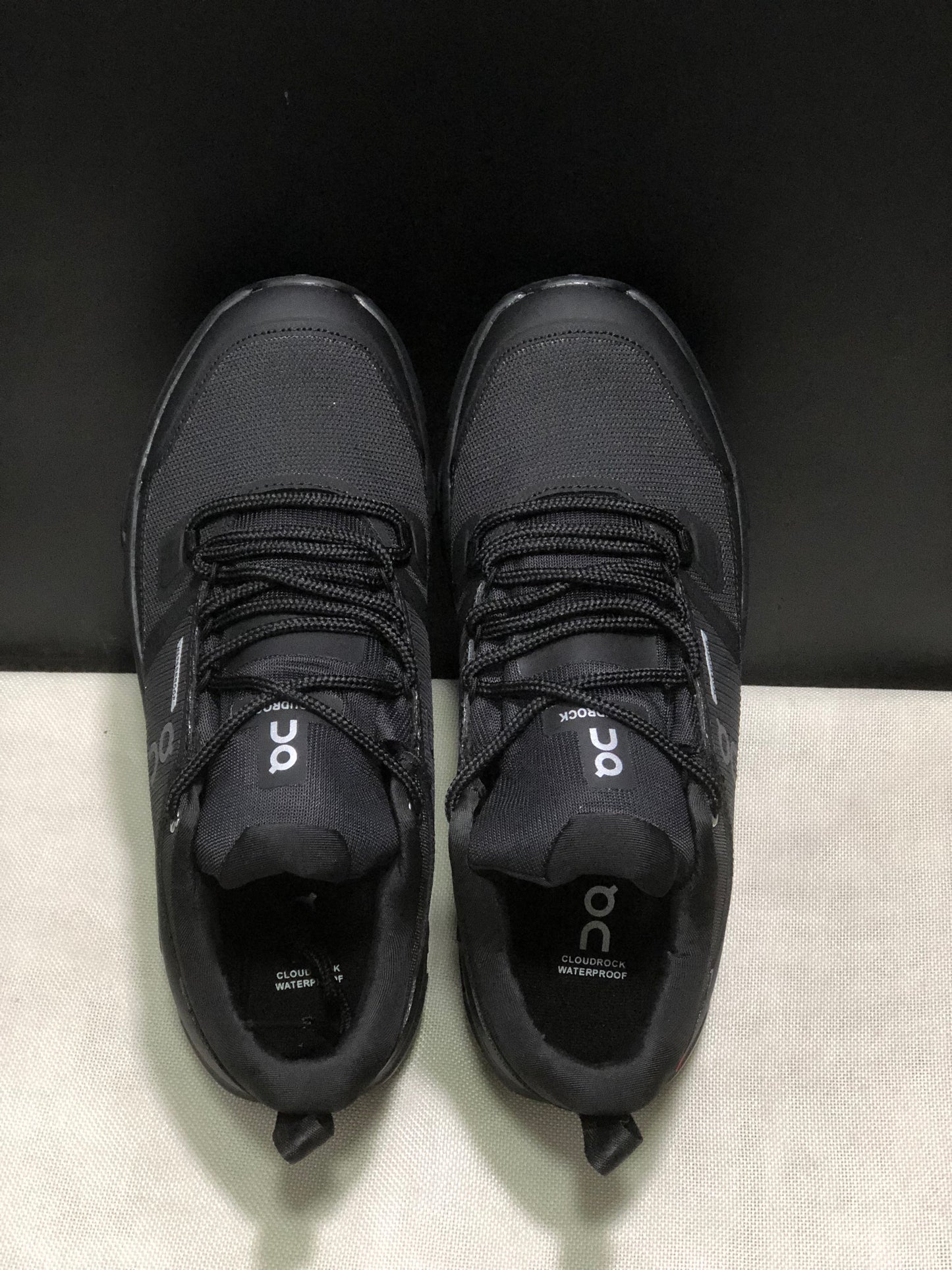 On Running Cloudrock Low WP Hiking Outdoor Shoes All Black