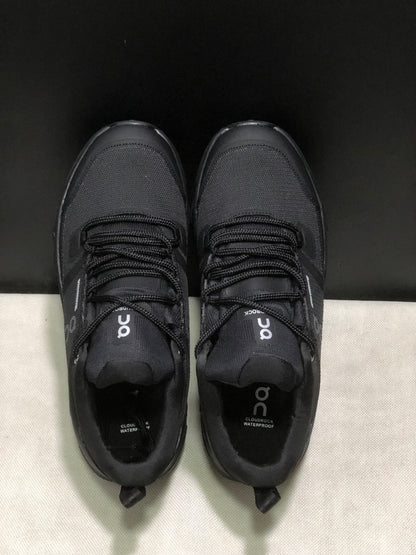 On Running Cloudrock Low WP Hiking Outdoor Shoes All Black
