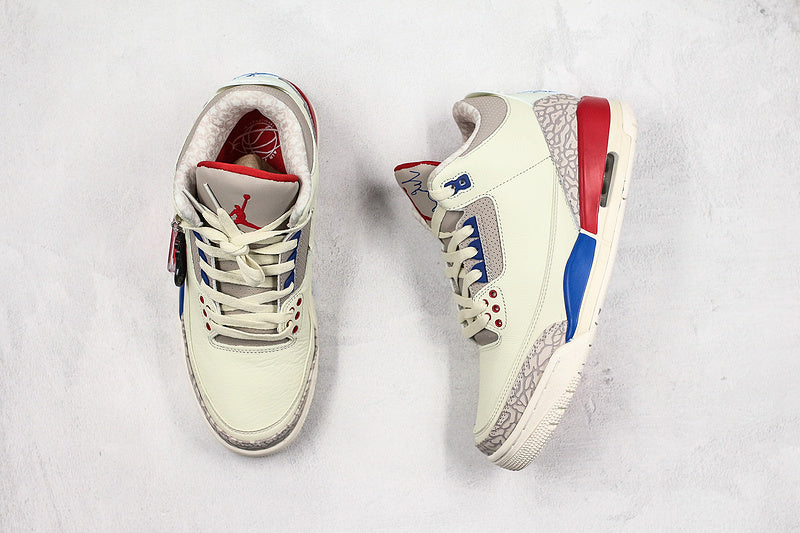 Nike Air Jordan 3 Retro International Flight 2018 White Multicolor Sneakers