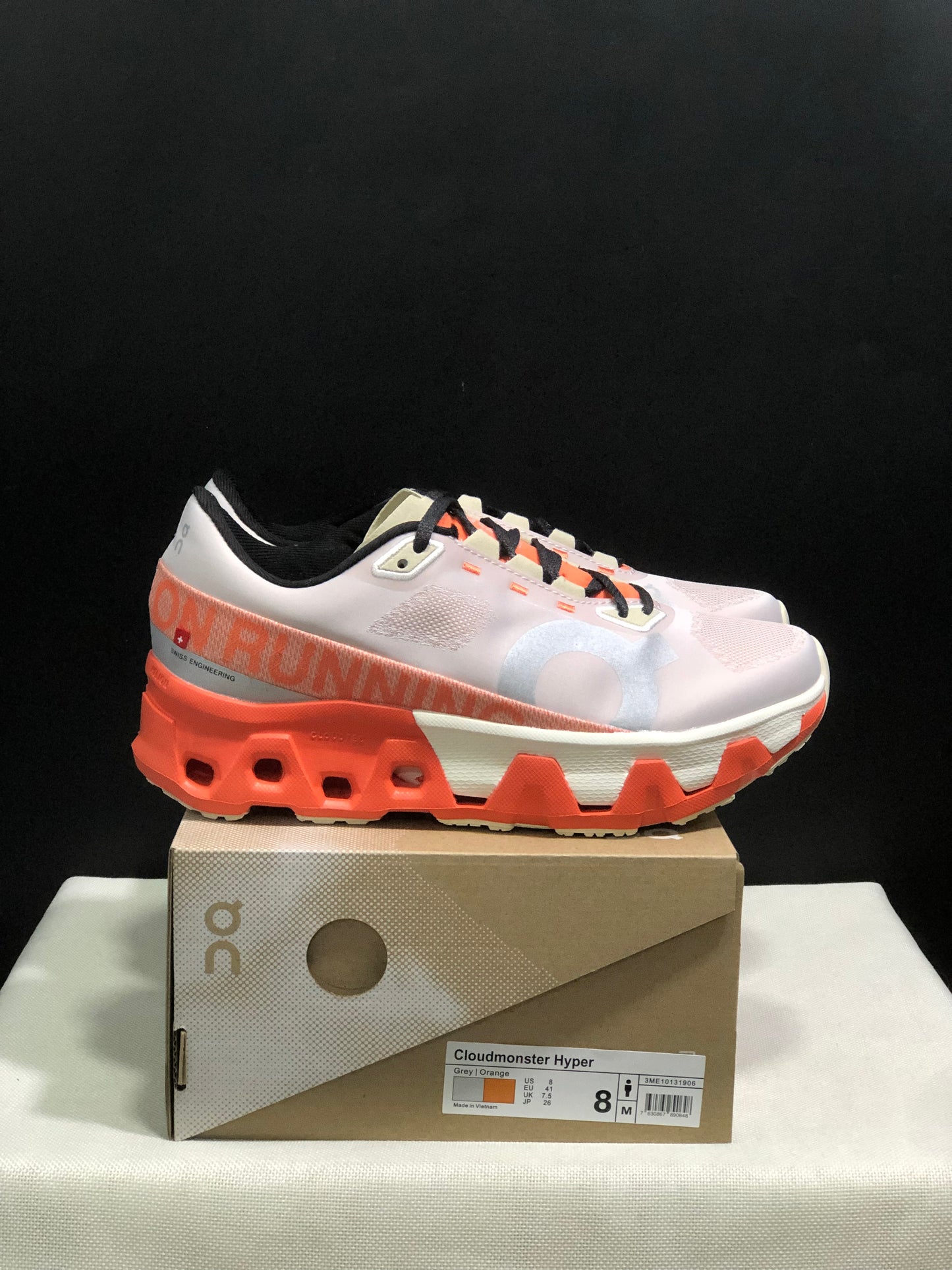On Running Cloudmonster Hyper Running Shoes Grayish-Orange