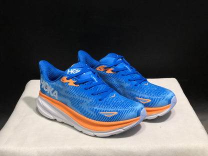 Hoka One One Clifton 9 Running Shoes Athletic Shoes Sneakers Blue