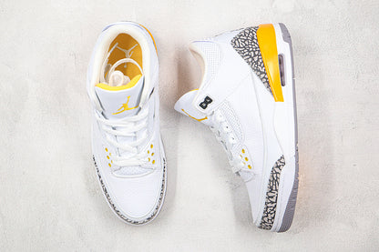 Nike Air Jordan 3 Retro Lakers Laser Orange Sneakers