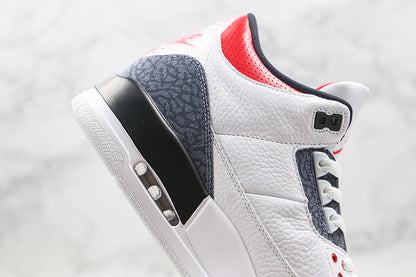 Nike Air Jordan 3 Retro SE-T CO JP Fire Red Denim Sneakers