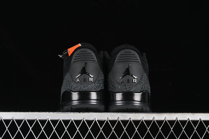 Nike Air Jordan 3 Retro Dark Charcoal Black Sneakers