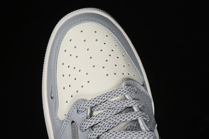 Nike Air Jordan 1 Low OG Travis Scott Fragment Design White Grey Sneakers