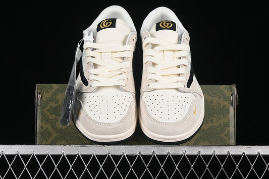 Nike Air Jordan 1 Low Gucci Travis Scott Fragment Design OG SP Grey White Black Sneakers