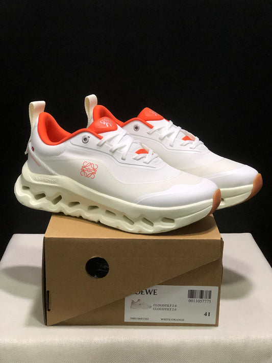 LOEWE x On Running Cloudtilt 2.0 Casual Sports Shoes White/Orange