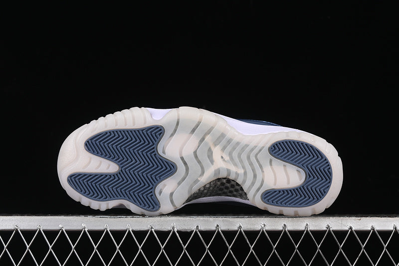 Nike Air Jordan 11 Low Midnight Navy White Sneakers