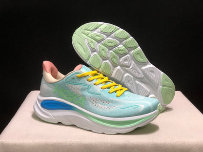 Hoka One One Clifton 10 Fashion Shoes Sneakers Light Blue