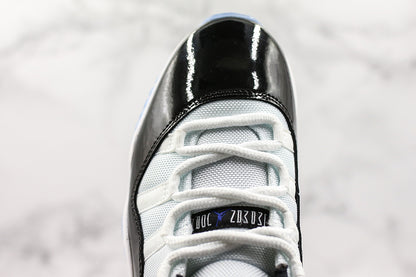Nike Air Jordan 11 Retro Low Concord White Black Cool Sneakers