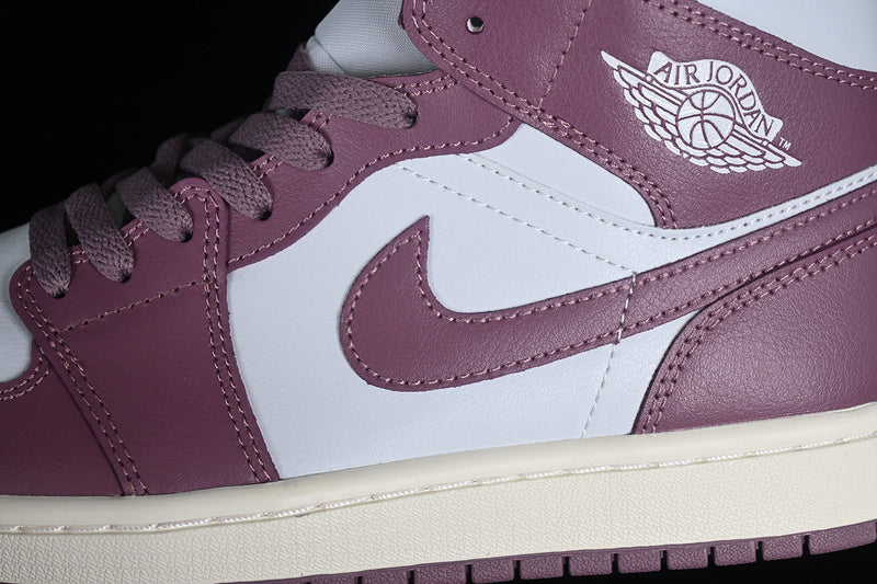 Nike Air Jordan 1 Mid Pure Platinum Sky J Mauve Sail Sneakers