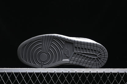 Nike Air Jordan 1 Low Grey White Fashion Sneakers