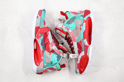 Nike Air Jordan 34 Red Multicolour Sneakers
