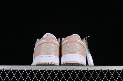Nike Air Jordan 1 Low White Particle Beige Sneakers