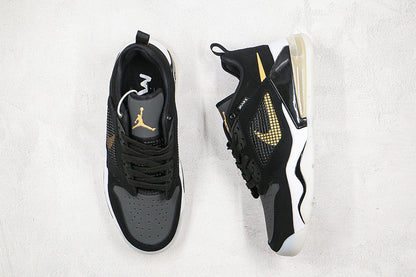Nike Air Jordan Mars 270 Black Gold White Sneakers