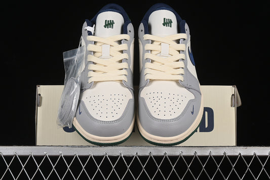 Nike Air Jordan 1 Low UN Green Sole White Grey Blue Multicolour Sneakers